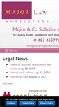 Mobile Screenshot of majorlaw.co.uk
